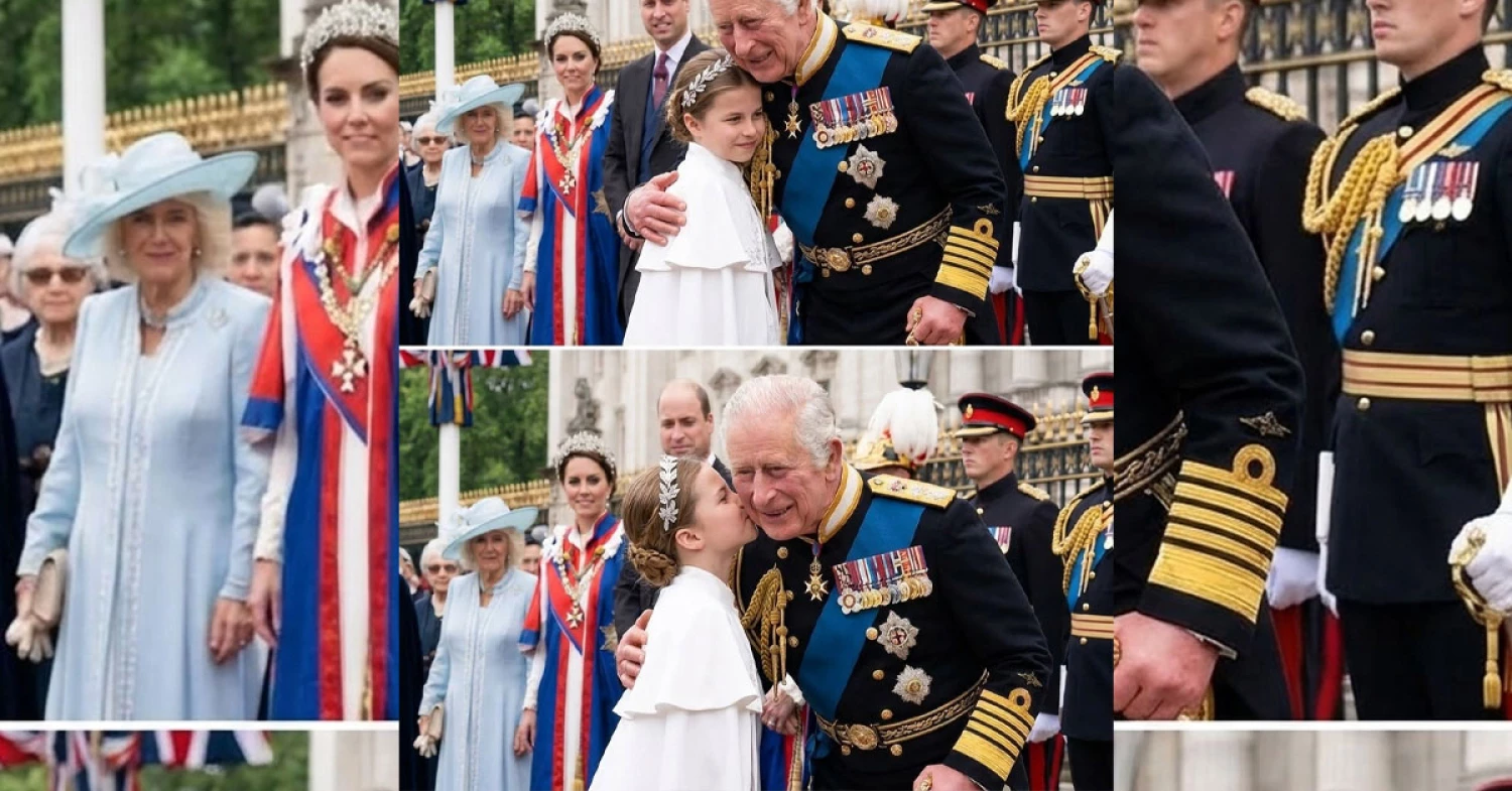 A touching royal moment during a solemn ceremony outside the palace A touching royal moment during a solemn ceremony outside the palace