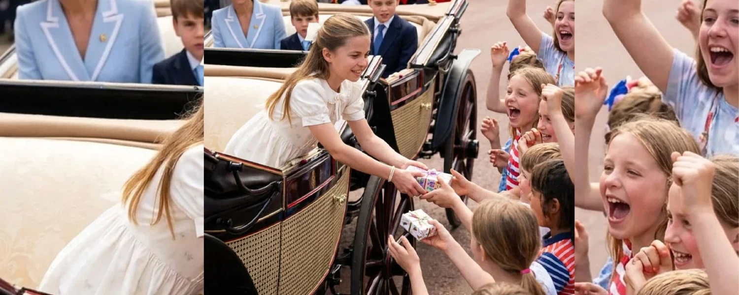 Princess Charlotte melted everyone’s hearts Princess Charlotte melted everyone’s hearts