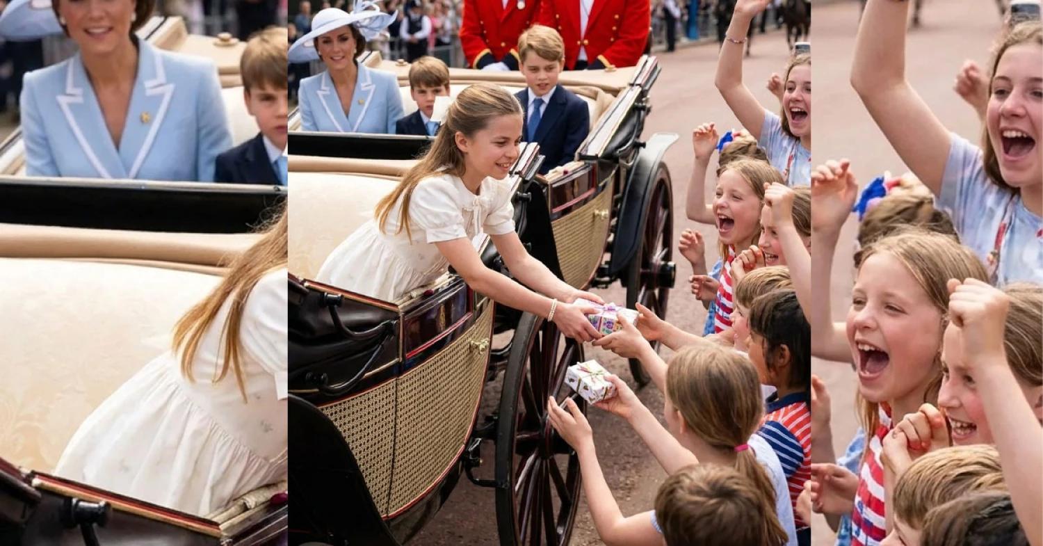 Princess Charlotte melted everyone’s hearts Princess Charlotte melted everyone’s hearts