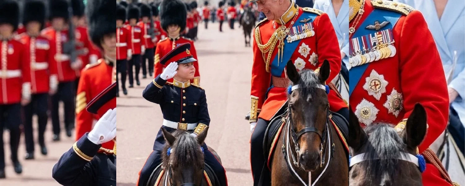 Prince Louis Steals the Show at Trooping the Colour with Daring Salute Prince Louis Steals the Show at Trooping the Colour with Daring Salute