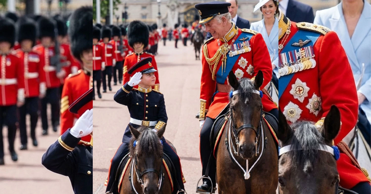 Prince Louis Steals the Show at Trooping the Colour with Daring Salute