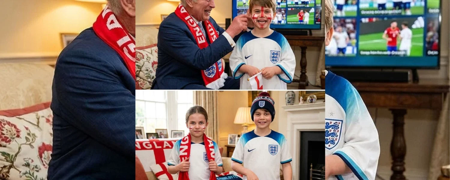 While Greeting People, Royal Smiles Break Through on Match Day While Greeting People, Royal Smiles Break Through on Match Day