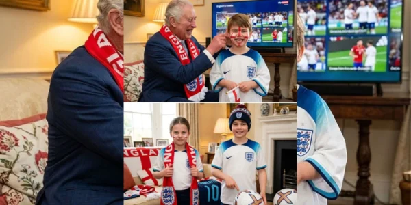While Greeting People, Royal Smiles Break Through on Match Day While Greeting People, Royal Smiles Break Through on Match Day