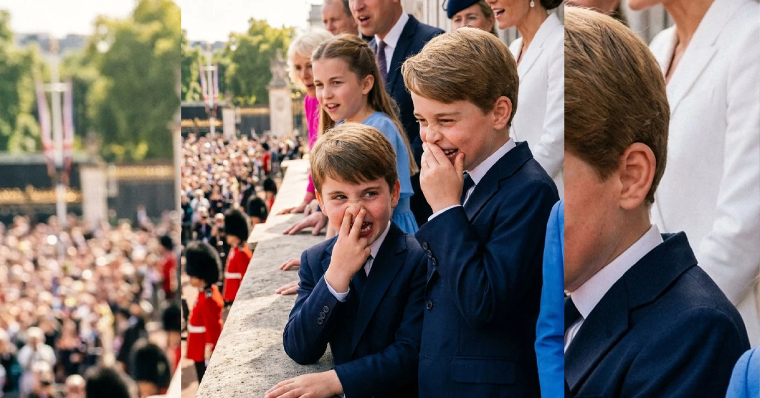 Prince Louis Steals the Show