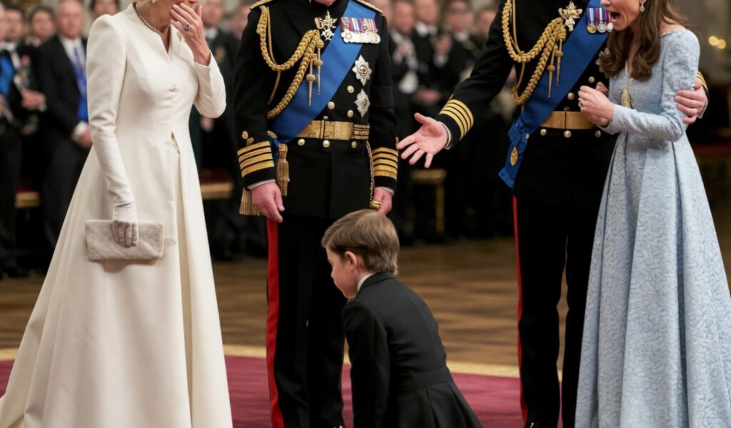 Silence Fell as Prince Louis Bowed His Head…Even the Monarch Was Speechless Silence Fell as Prince Louis Bowed His Head…Even the Monarch Was Speechless