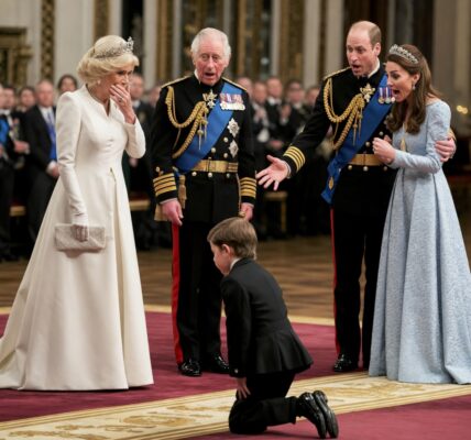 Silence Fell as Prince Louis Bowed His Head…Even the Monarch Was Speechless Silence Fell as Prince Louis Bowed His Head…Even the Monarch Was Speechless